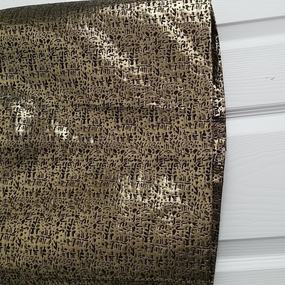 NWT Alyx Gold Mini Skirt - Picture 2 of 12